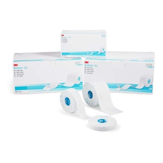 3M Multipore Dry Med Rollenpflaster 1.25Cmx5M - (12 St) - PZN 12650424