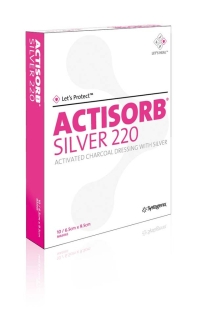 Actisorb 220 Silver 10.5X10.5 Steril - (10 St) - PZN 01098774