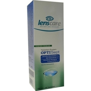 Lenscare Optisept 350Ml + 45 Tabl. + 1 Beh - (1 P) - PZN 08801018