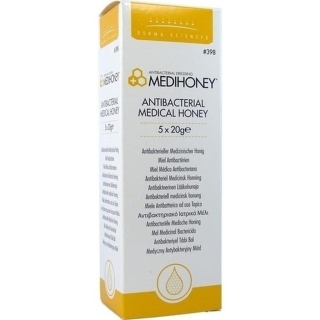 Medihoney Antibakterieller Medizinischer Honig - (5X20 g) - PZN 05017086