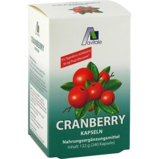 Cranberry Kapseln 400Mg Sparpackung - (240 St) - PZN 04347717