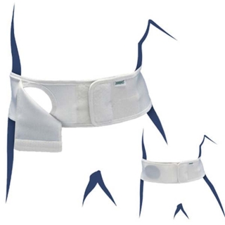 Stomacare Bandage Hoehe 10 Weiß - (1 St) - PZN 09109046