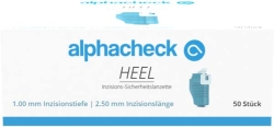 Alphacheck Heel1.00X2.50Mm - (50 St) - PZN 16840280