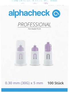Alphacheck Professional Pen-Nadel Plus 5 Mm X 30G - (100 St) - PZN 12503031