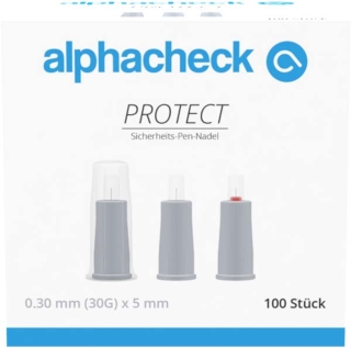 Alphacheck Protect Sicherheits-Pen-Nadel 30 Gx5 Mm - (100 St) - PZN 17197981