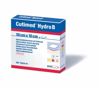 Cutimed Hydro B 10X10Cm Hydrokoll.Verb.M.Haftrand - (5 St) - PZN 01021406