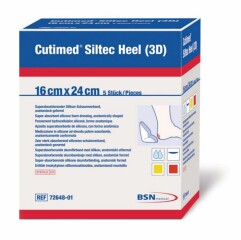 Cutimed Siltec Heel 16X24Cm - (5 St) - PZN 05370782