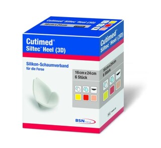 Cutimed Siltec Heel 3D 16 X 24Cm - (6 St) - PZN 07342353