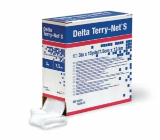 Delta Terry-Net S Frotteeschl.Poly7.6Cmx13.7M Weiß - (1 St) - PZN 00855919