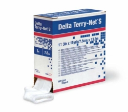 Delta Terry-Net S Frotteeschl.Poly7.6Cmx13.7M Weiß...