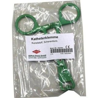 Katheterklemme Kst Scherenform - (1 St) - PZN 00025891