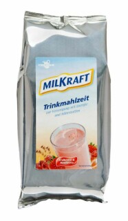 Milkraft Trinkmahlzeit Erdbeere-Himbeere - (8X660 g) - PZN 08804689