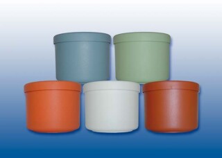 Prothesenbehälter Blau Kunststoff Mit Deckel - (1 St) - PZN 00272945