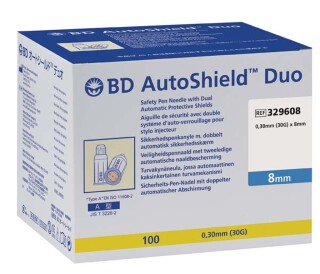 Bd Autoshield Duo Sicherheits-Pen-Nadel 8Mm - (100 St) - PZN 07685538