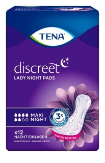 Tena Lady Discreet Maxi Night Inkontinenz Einlagen - (6X12 St) - PZN 15246385