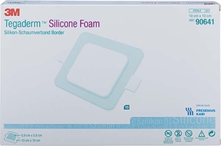 Tegaderm Silicone Foam Border Fk 10X10Cm - (10 St) - PZN 08738366
