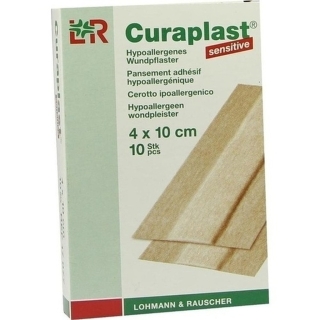 Curaplast Sensitive Wundschnnellverband 4X10Cm - (10 St) - PZN 06980063