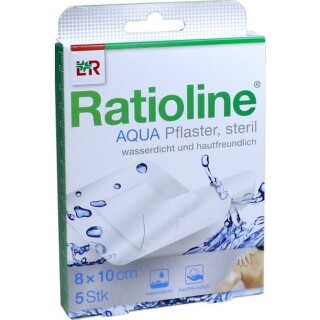 Ratioline Aqua Duschpflaster Plus 8X10Cm Steril - (5 St) - PZN 05484416