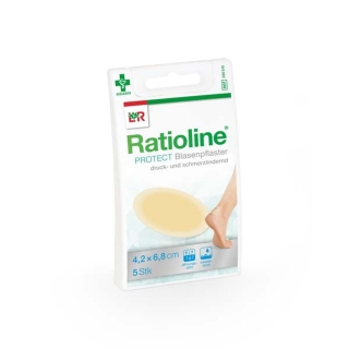 Ratioline Protect Blasenpflaster 4.2X6.8 Cm - (5 St) - PZN 16389572