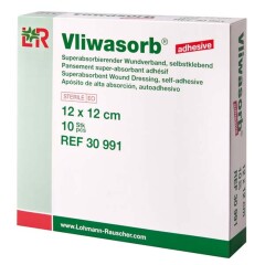 Vliwasorb Adhesive Sk Steril Superabsorb.12Cmx12Cm - (10...