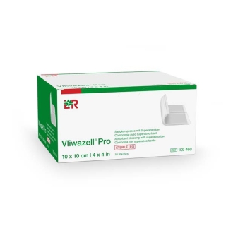 Vliwazell Pro Superabsorb. Steril 10X10 Cm - (10 St) - PZN 14005142