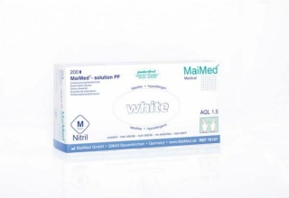 Maimed Solution Pf Gr. L White Puderfrei - (200 St) - PZN 07764953