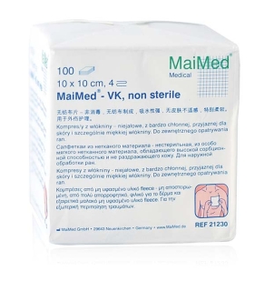 Vlieskompressen 10X10 Unsteril - (100 St) - PZN 08889421