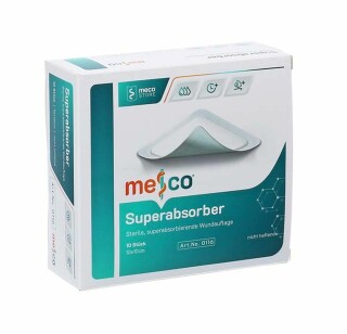 Meco Superabsorber 10X10Cm - (10 St) - PZN 16820461