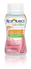 Resource 2.0 + Fibre Erdbeer - (6X4X200 ml) - PZN 01743878