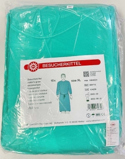 Besucherkittel Xl Gruen - (10 St) - PZN 16848531