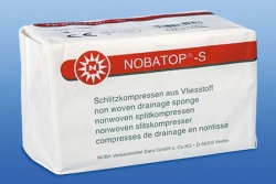 Nobatop S 5X5Cm Schlitzkompressen - (100 St) - PZN 00748974