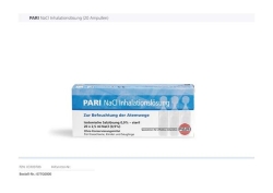 Pari Nacl - Inhalationslösung - (20X2.5 ml) - PZN...