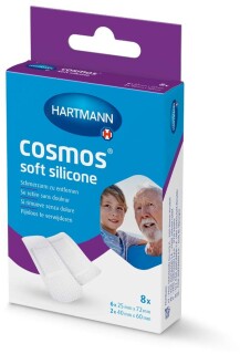 Cosmos Soft Silicone Pflasterstrips 2 Größen - (8 St) - PZN 16823206