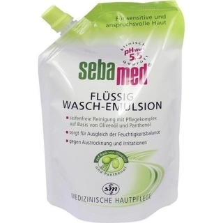 Sebamed Flüssig Wasch-Emulsion M. Olive Nachfüllp. - (400 ml) - PZN 01976625