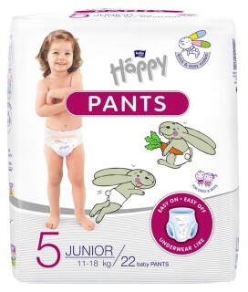 Bella Baby Happy Pants Gr.5 Junior 11-18 Kg - (4X22 St) - PZN 16038855