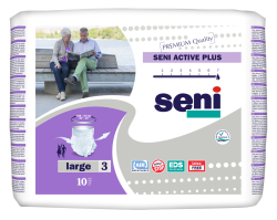 Seni Active Plus Large - (8X10 St) - PZN 10092664