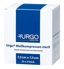 Urgo Mullkompr 7.5X7.5 - (25X2 St) - PZN 07237857