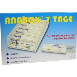 Anabox-7Tage Wochendosierer Weiß - (1 St) - PZN 03040916