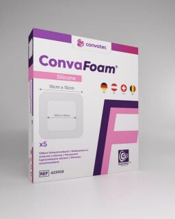 Convafoam Silicone 15X15Cm - (5 St) - PZN 18900052