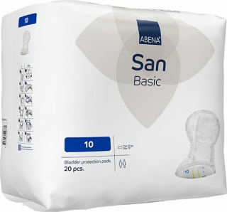Abena San Basic 10 Vorlage - (4X20 St) - PZN 19689553
