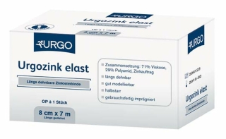 Urgozink Elast 7Mx8Cm - (10 St) - PZN 01313445